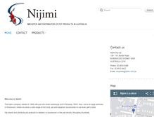 Tablet Screenshot of nijimi.com.au